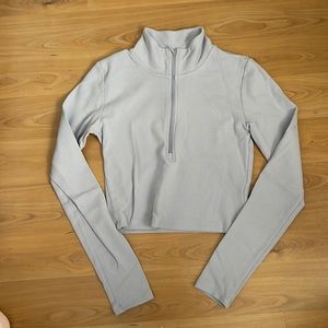 TNA butter quarter zip in lilac